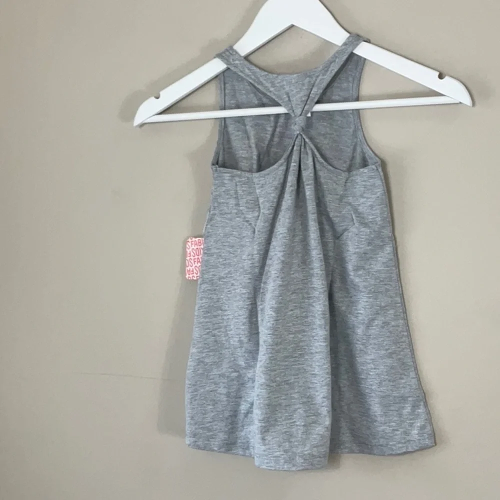 Fabkids knot back drapes tank dress flower peace